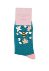 Miss Sparrow Bamboo Bumbleblee Wreath Socks