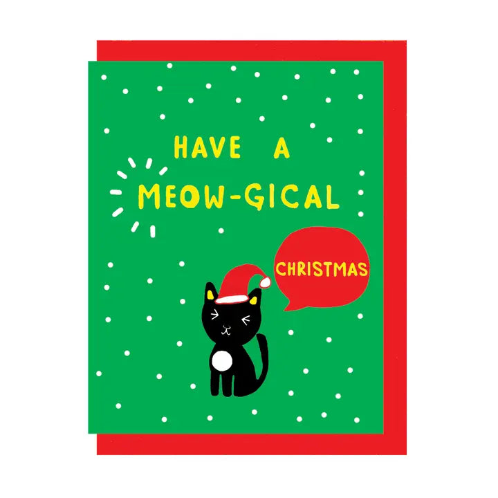 Earlybird Designs Meow-gical Christmas Mini Card