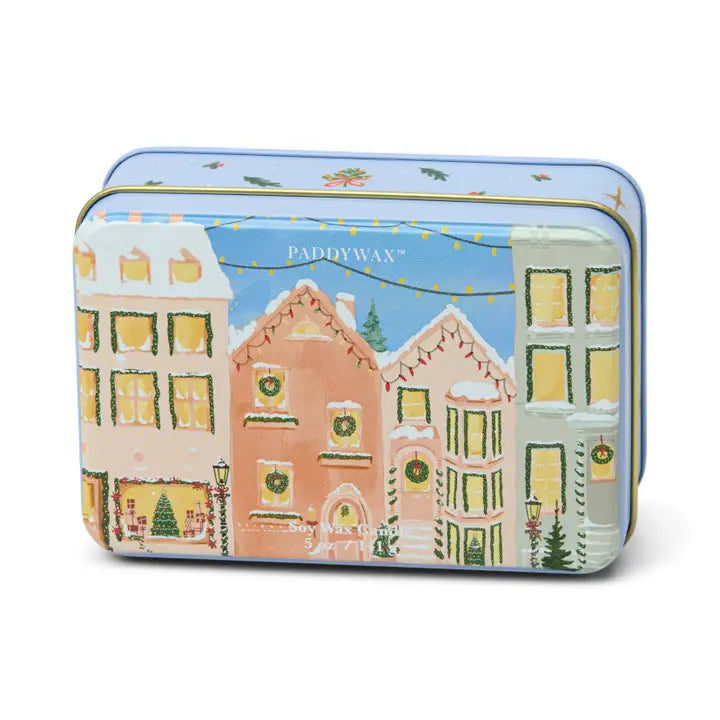 Christmas Tin Candle