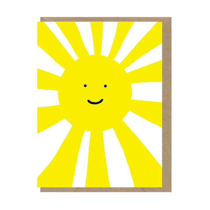 Earlybird Designs Happy Sun Mini Greetings Card