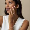Orelia Crystal Tennis Slider Bracelet