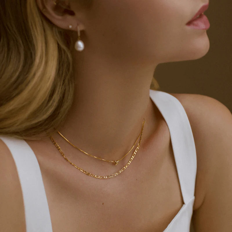 Orelia Figaro Chain Necklace 16