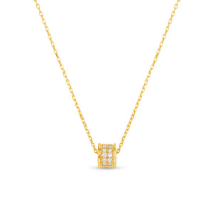 Orelia Pavé Thread Through Necklace