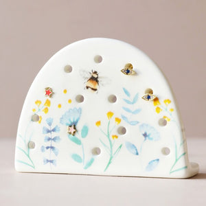 Lisa Angel Floral Bee Ceramic Earring Holder