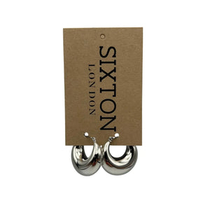 Sixton Retro Gold Hoop Earrings