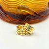 Sixton Grooved Huggie Earrings