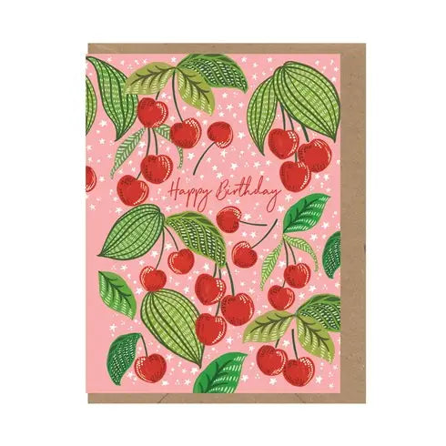 Earlybird Designs Cherries Happy Birthday Card