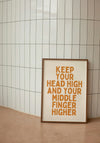 Wisdom & Wonder Print - Middle Finger