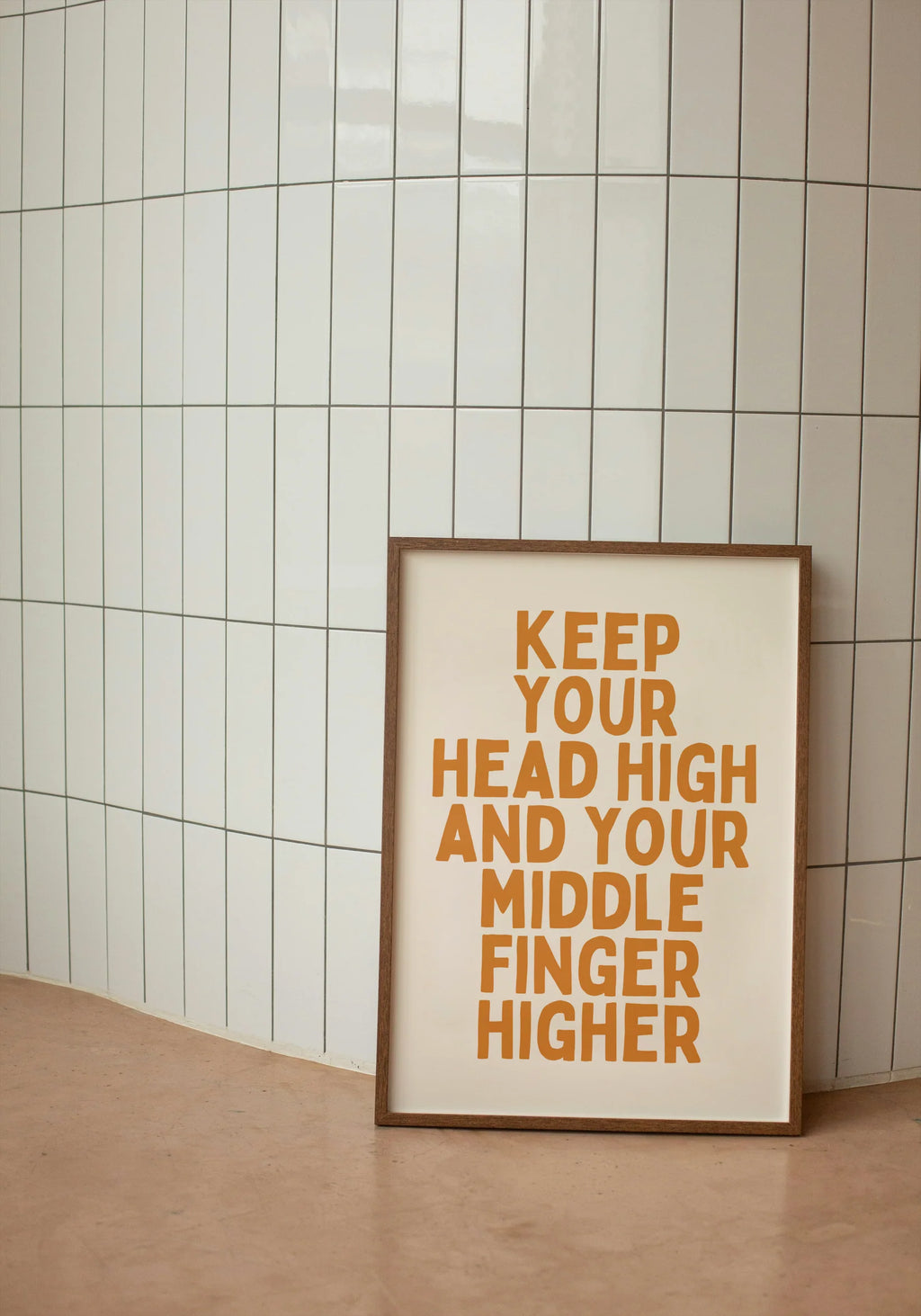 Wisdom & Wonder Print - Middle Finger