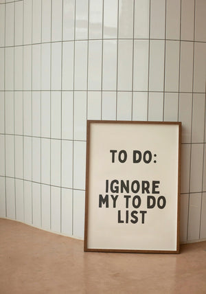 Wisdom & Wonder Print - To Do List