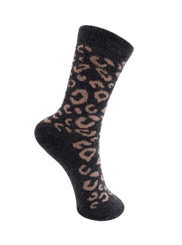 Black Colour Kaleen Wool Socks