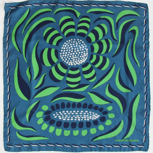 Mini Forget-me-not Green Scarf