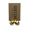 Sixton Retro Gold Hoop Earrings
