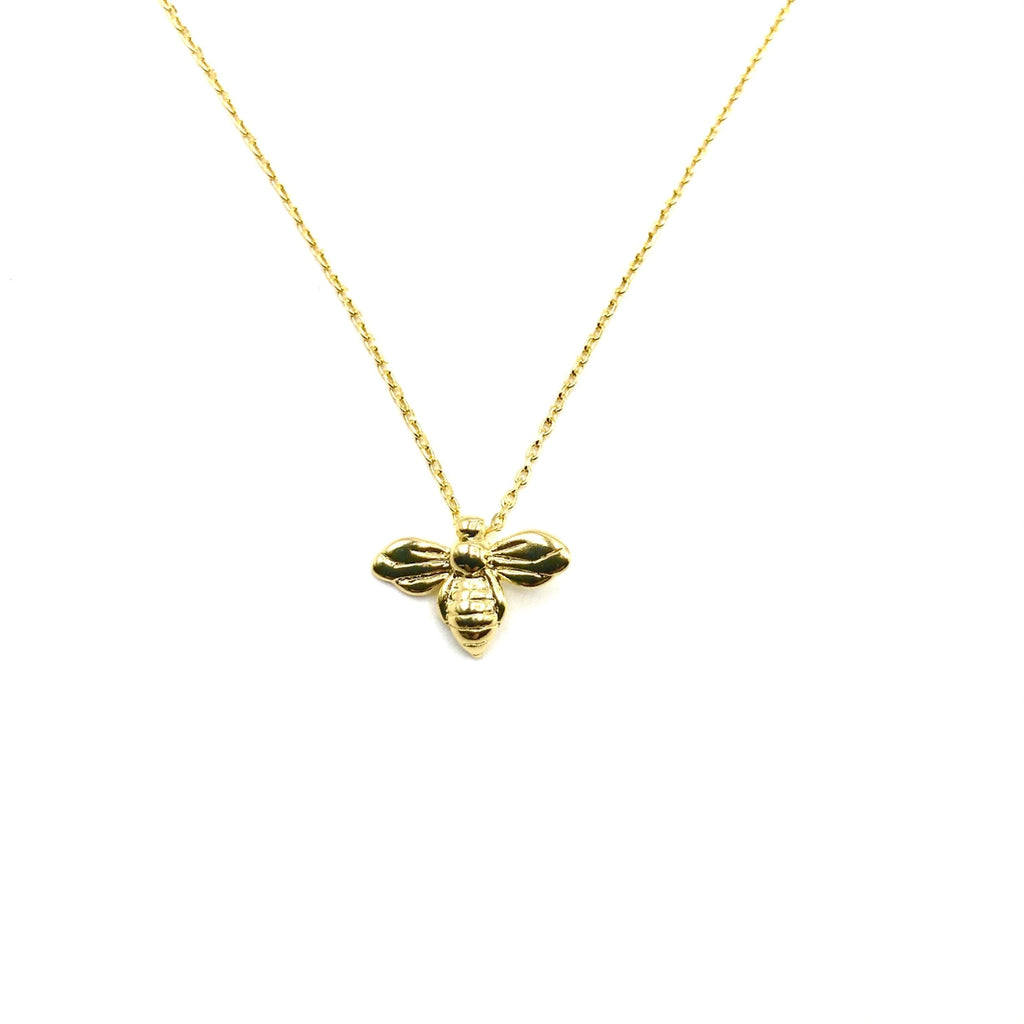 Sixton London Core Range Tiny Bee Necklace