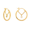 Vurchoo India Gem Chain Hoops