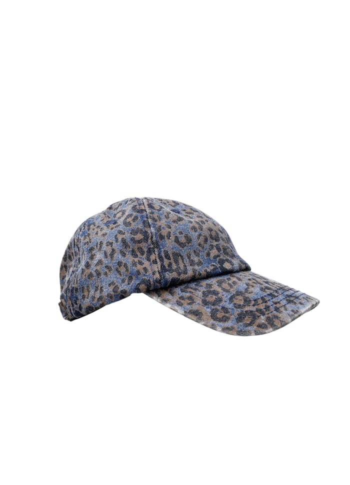 Black Colour Zigart Leopard Cap