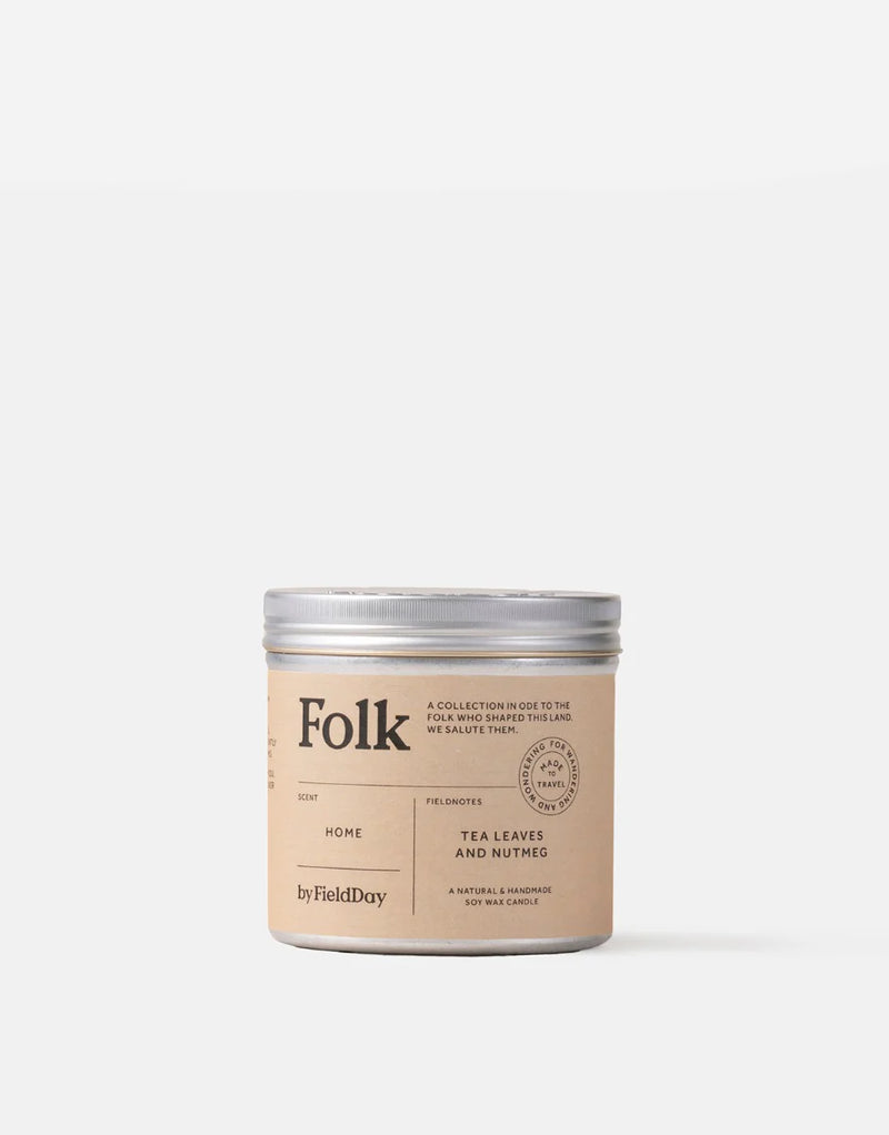 FieldDay Folk Home Tin Candle