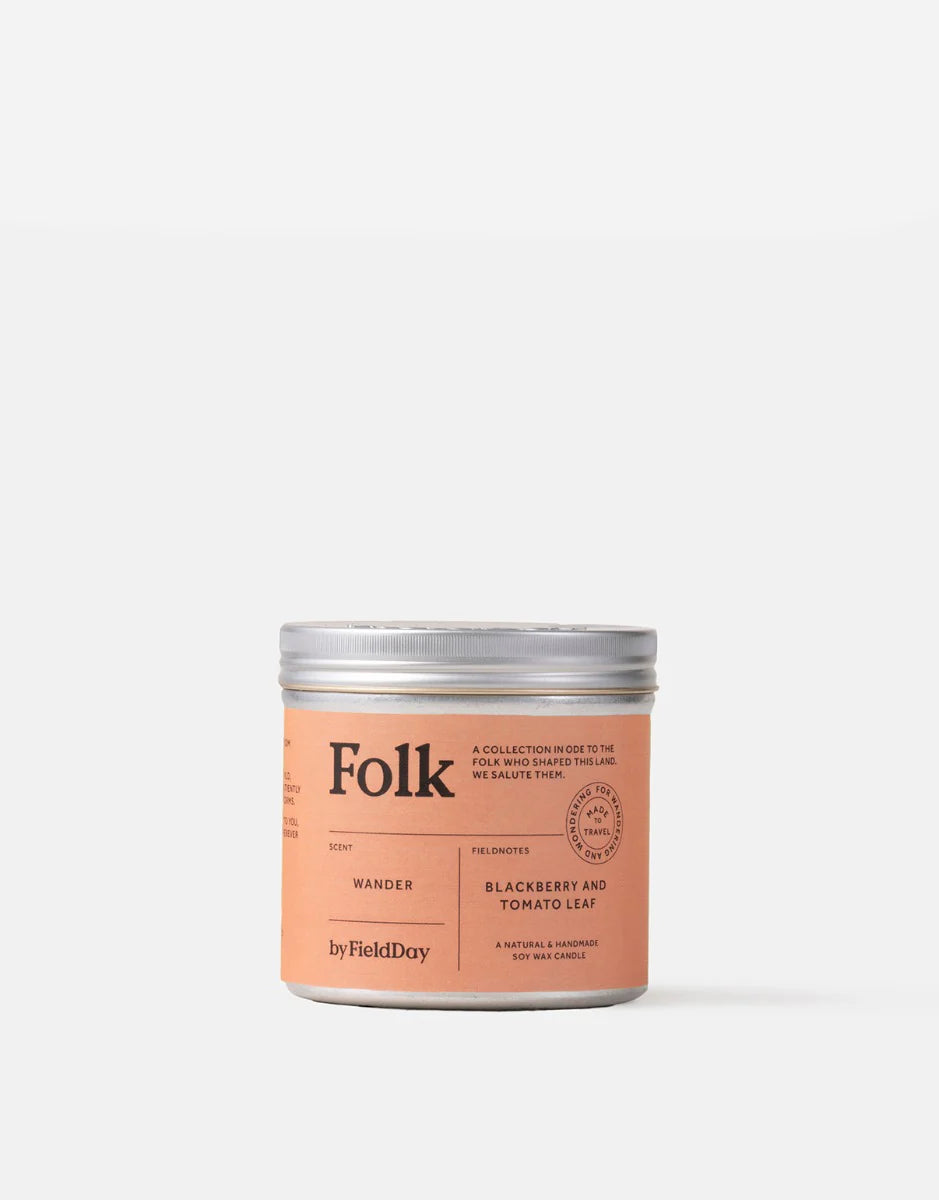 FieldDay Folk Wander Tin Candle