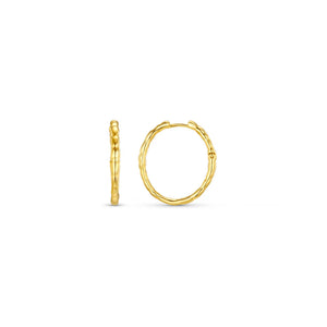 Orelia Molten Oval Mid Sized Hoops