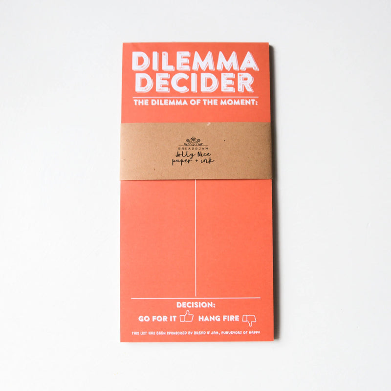 Dilemma Decider Notebook