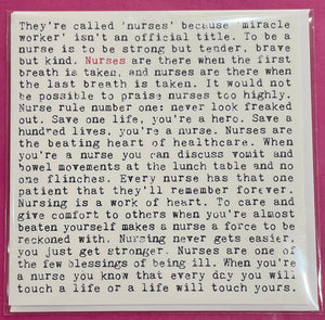 Wise Words - Nurses Card