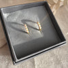 Little Nell Gold Opal Huggie Hoops