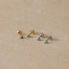 Little Nell Trio Turquoise Micro Studs