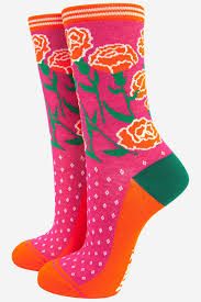 Floral Carnation Socks