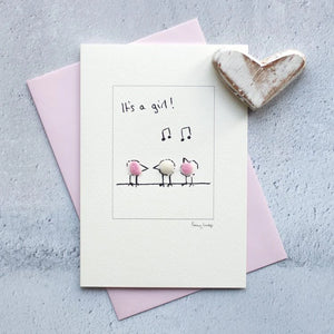 Papersheep 'It's a Girl!' New Baby Greetings Card