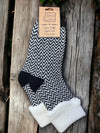 Jess & Lou Herringbone Cosy Cuff Socks