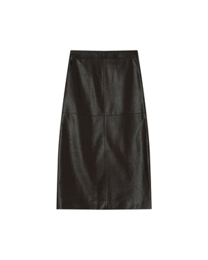 Grace & Mila Sirene Faux Leather Midi Skirt
