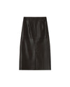 Grace & Mila Sirene Faux Leather Midi Skirt