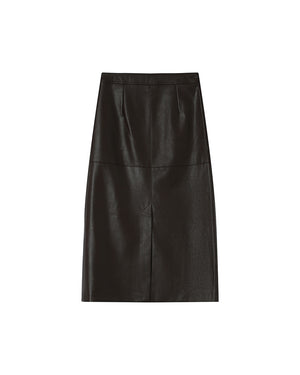 Grace & Mila Sirene Faux Leather Midi Skirt