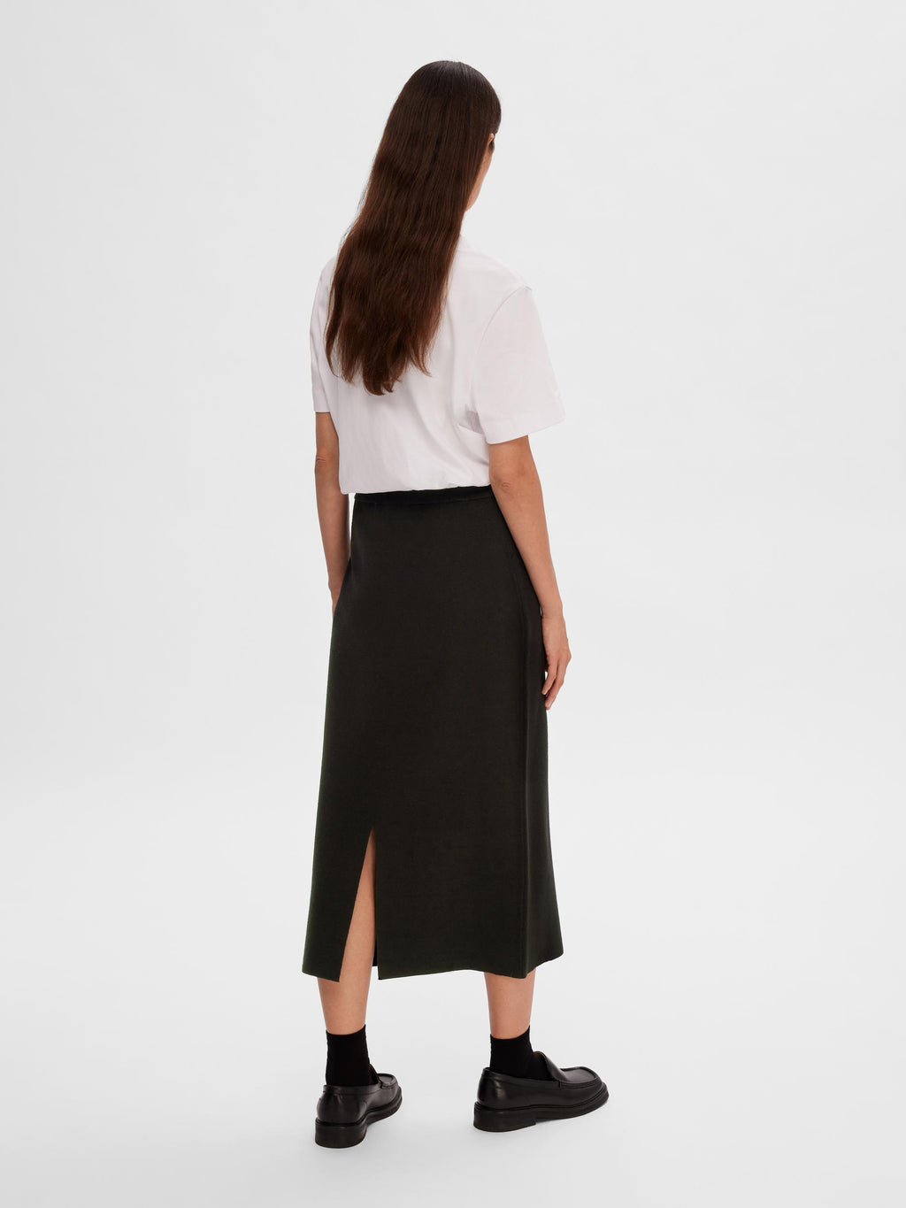 Selected Femme Karo Knitted Skirt