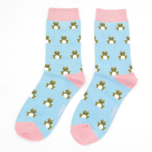 Miss Sparrow Bamboo Frog Socks