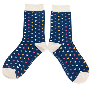 Miss Sparrow Bamboo Heart Socks