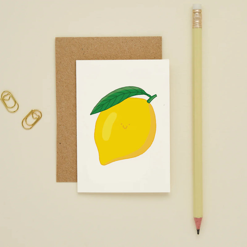 You've Got Pen On Your Face 'Lemon' Mini Card