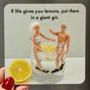 Bold & Bright 'If Life Gives You Lemons' Coaster