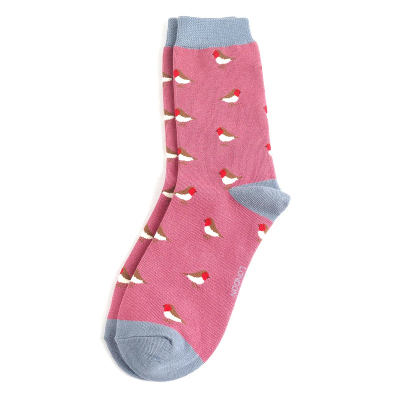 Miss Sparrow Little Robins Bamboo Socks