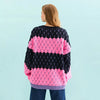 Cara & The Sky Marissa Stripe Bubble Stitch Jumper