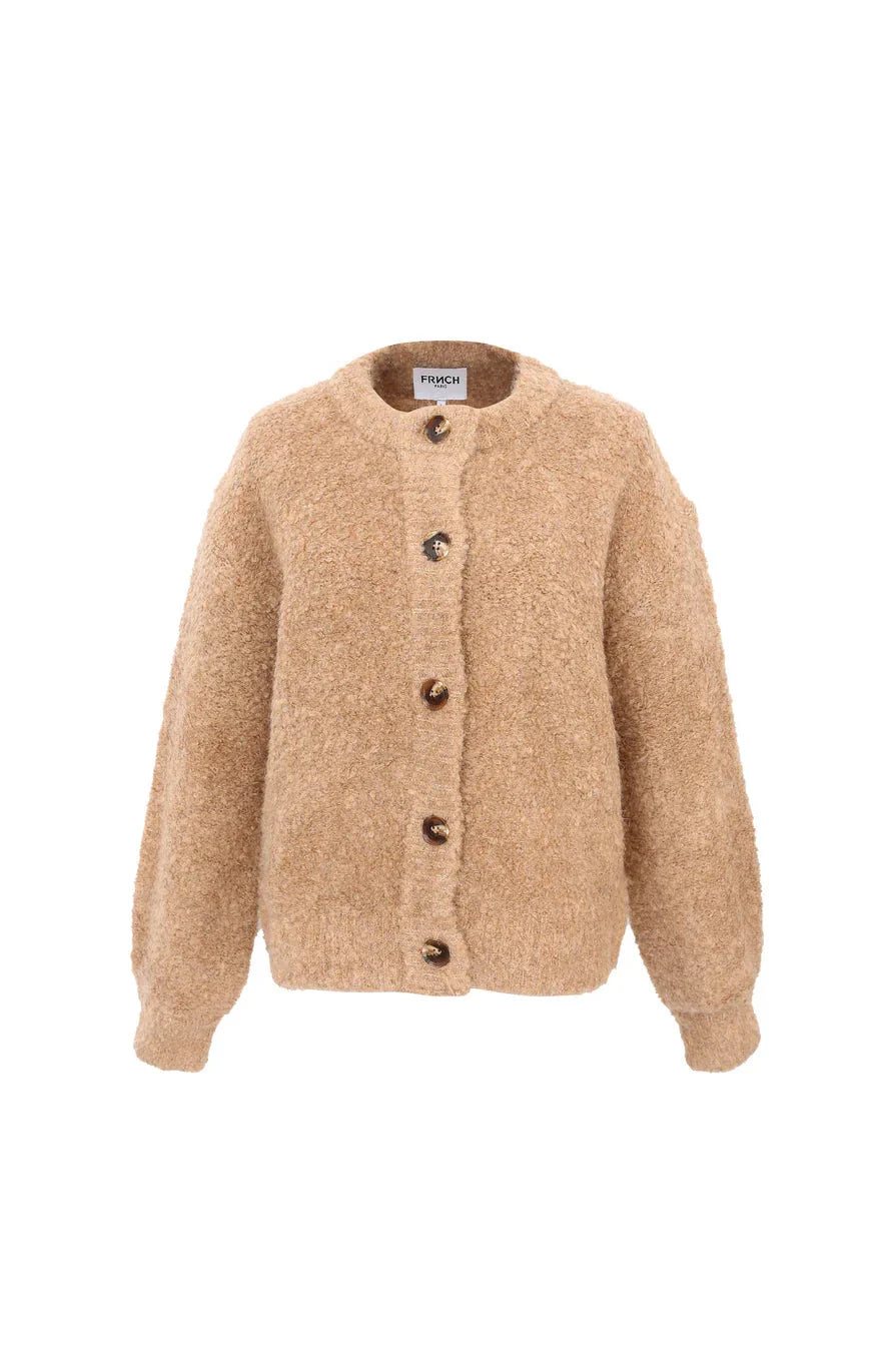 FRNCH Megane Camel Cardigan