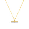 Orelia Chunky T-Bar Necklace