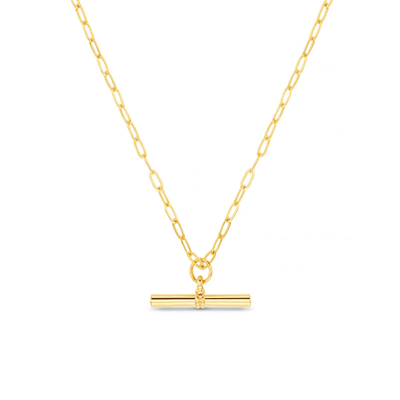 Orelia Chunky T-Bar Necklace