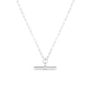 Orelia Chunky T-Bar Necklace