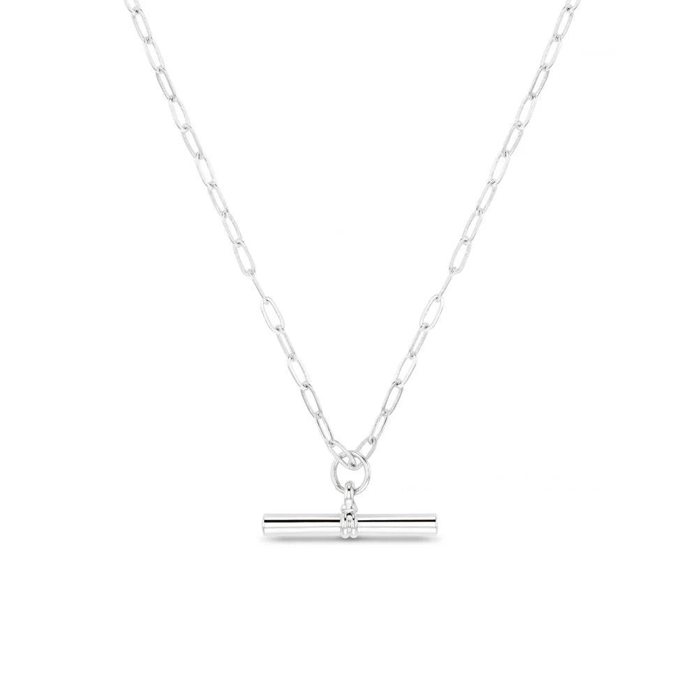 Orelia Chunky T-Bar Necklace