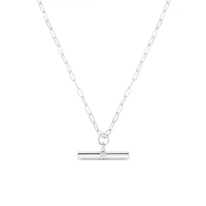 Orelia Chunky T-Bar Necklace