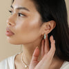 Resin Hoop Earrings