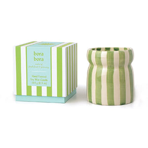 Cabana Hand Painted Soy Wax Candle