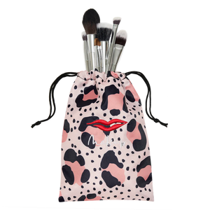 Open Flat Drawstring Makeup Bag