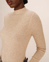 Grace & Mila Saturday Ribbed Mock Neck Jumper